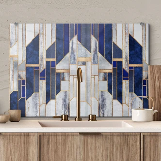 Stænkplade - Frederiksson - Blå vinterhimmel 