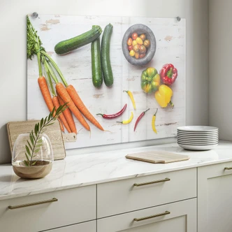 Spritzschutz Frisches Gemüse 04 Spritzschutz Frisches Gemüse 04