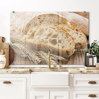Spritzschutz Ofenfrisches Ciabatta 