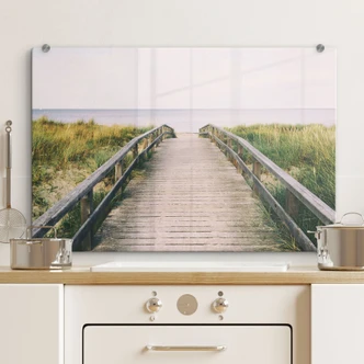 Spatscherm Naar het Strand 