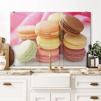 Spritzschutz Sweet Macarons 