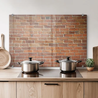 Spatscherm Bakstenen Muur 