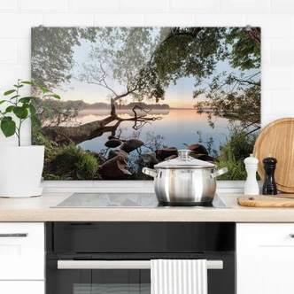 Spatscherm Uitzicht op het meer - Keller 