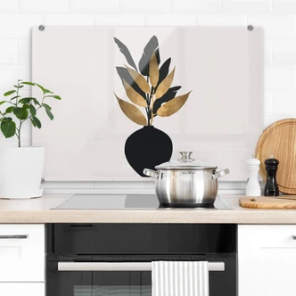 Stænkplade - Kubistika - Buket nr. 5 Stænkplade - Kubistika - Buket nr. 5