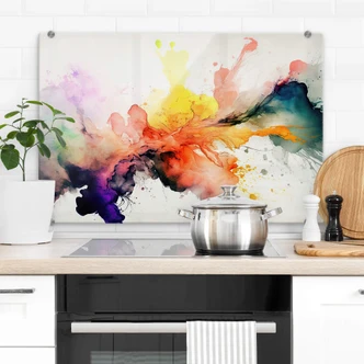 Spatscherm Mauro - Kleurenexplosie 