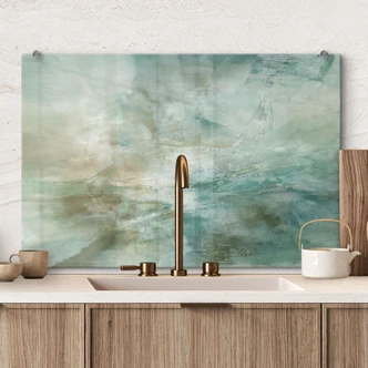 Pannello paraschizzi verde salvia - Schmucker 