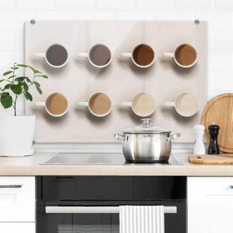 Spatscherm Shades of Coffee 