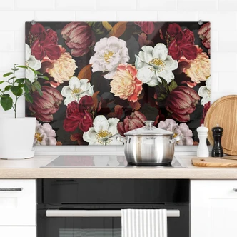 Spritzschutz UN Designs - Blumenarrangement 