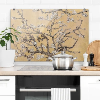 Spatscherm van Gogh Amandelbloesem crème 