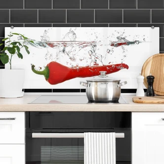 Spritzschutz - Chilischote Panorama 