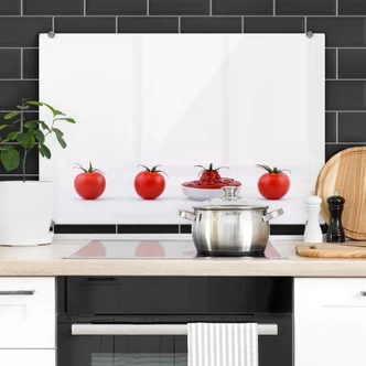 Spritzschutz Csontos - Es waren einmal vier Tomaten Spritzschutz Csontos - Es waren einmal vier Tomaten