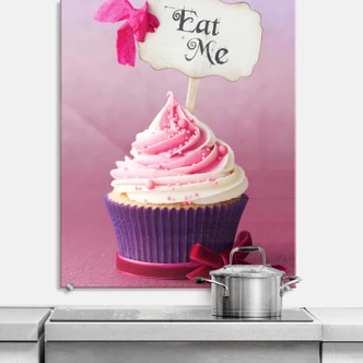 Spritzschutz Eat me! - hochkant Spritzschutz Eat me! - hochkant