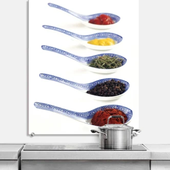 Spritzschutz Spices - hochkant Spritzschutz Spices - hochkant