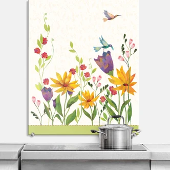 Stænkplade - Blanz - Blomsterpoesi - Højkant 