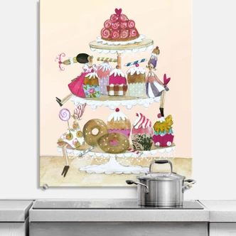 Spritzschutz Leffler - Glitzer Muffinparade 