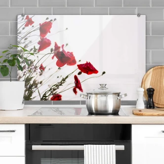 Stænkplade - Minimalistic Poppies 