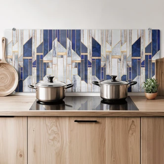 Stænkplade - Panorama Frederiksson - Blå vinterhimmer 