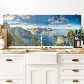 Pannello paraschizzi Roemmelt - Vista Reinebringen 