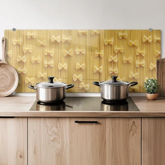 Spritzschutz Spaghetti und Nudelschleifen - Panora Spritzschutz Spaghetti und Nudelschleifen - Panora