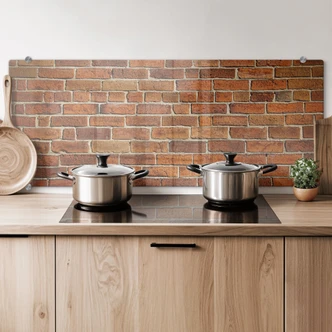 Spatscherm Bakstenen Muur - Panorama 