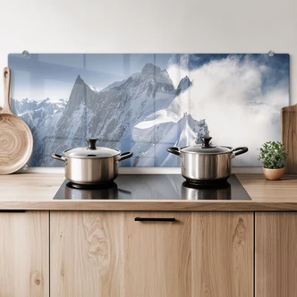 Spatscherm top van de Mont Blanc - Nienartowicz - Panorama 