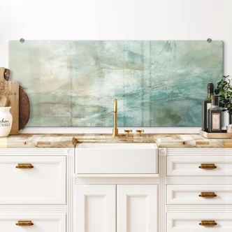 Pannello paraschizzi Fendinebbia verde salvia - Schmucker - Panorama 