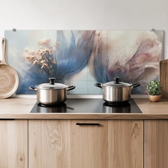 Spatscherm Droogbloemen in het licht - Treechild - Panorama 