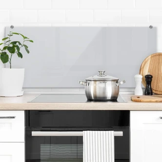 Spatscherm Light Grey K2 4C - Panorama 