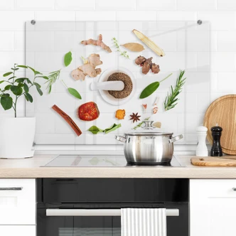 Pannello paraschizzi - Spezie - trasparente Pannello paraschizzi - Spezie - trasparente