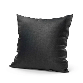 Uni Kissenhülle in anthrazit in 40x40 cm 