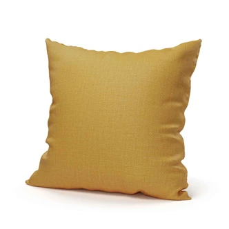 Uni Kissenhülle in der Farbe honig in 40x40 cm 