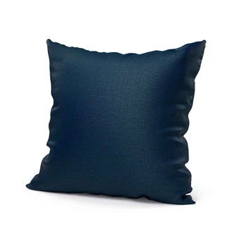 Uni Kissenhülle in dunkelblau in 50x50 cm 