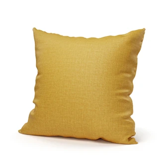 Uni Kissenhülle in der Farbe honig in 50x50 cm 