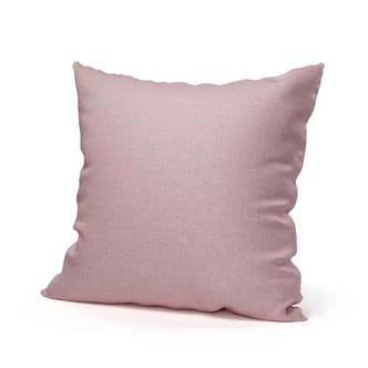 Uni Kissenhülle in rosa in 50x50 cm 