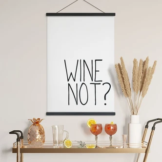 Textil poster Vin Not 