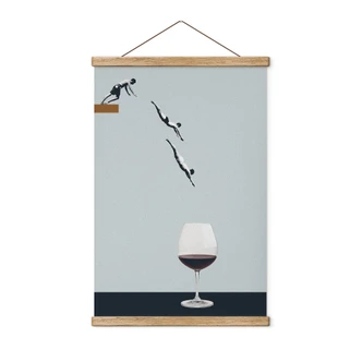 Textil poster Dina bästa vänner glömmer bort att du blir gammal - Léon 