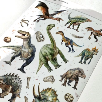 Dinosaurus stickers Dinosaurus stickers
