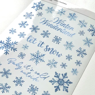 Sticker snowflakes Sticker snowflakes