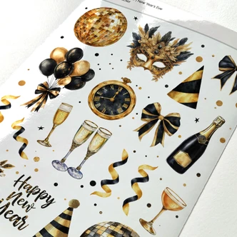 Sticker New Year's Eve Sticker New Year's Eve