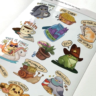 Sticker Süße Memes für jeden Tag 