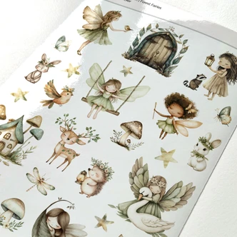 Sticker bosfeeën Sticker bosfeeën