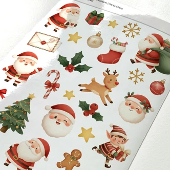 Sticker Santa Claus Sticker Santa Claus