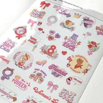 Sticker Weltfrauentag 