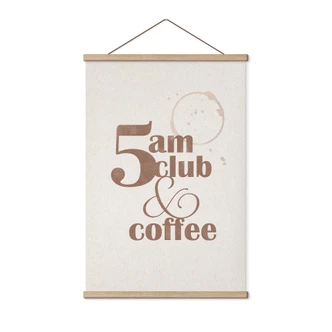 Póster de tela 5 en Club & Coffee 