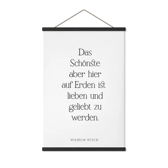 Stoffbild Das Schönste auf Erden 