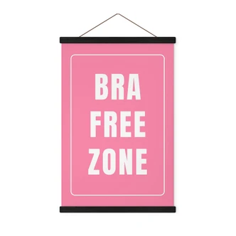 Stoffbild Bra Free Zone - Fritsch 