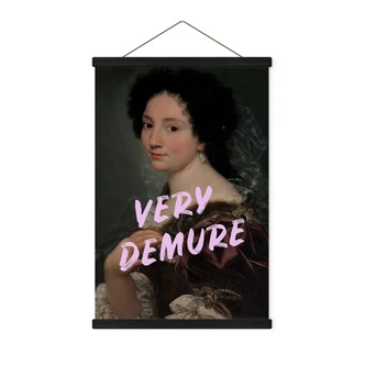 Stampe su tessuto Bellezza barocca: Molto pudica - Grace Digital Art 