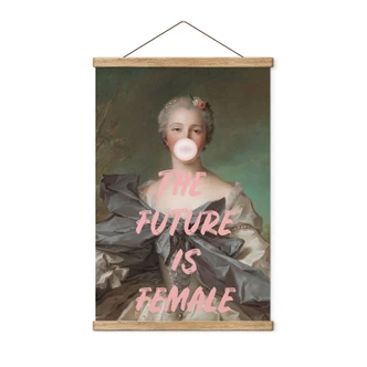 Stampe su tessuto Il futuro è femmina - Grace Digital Art 