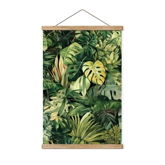 Stampe su tessuto con piante della giungla - Jaszke 