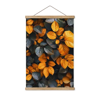 Stampe su tessuto Foglie luminose in autunno - Jaszke 